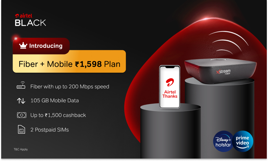 Airtel black plan